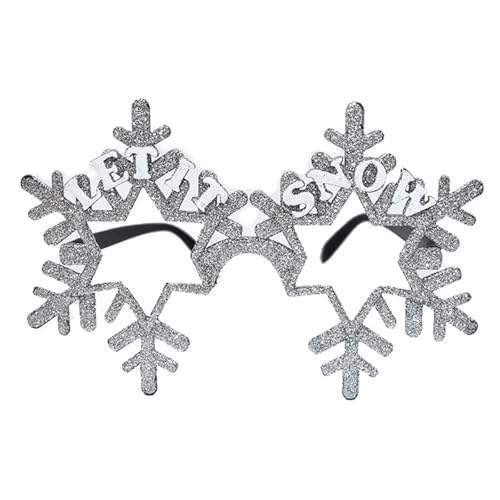 Limtula Weihnachtsgläser Glitzer Feiertagspartygläser Frames Weihnachten Sonnenbrille Requisiten Weihnachtsdekoration Accessoires von Limtula
