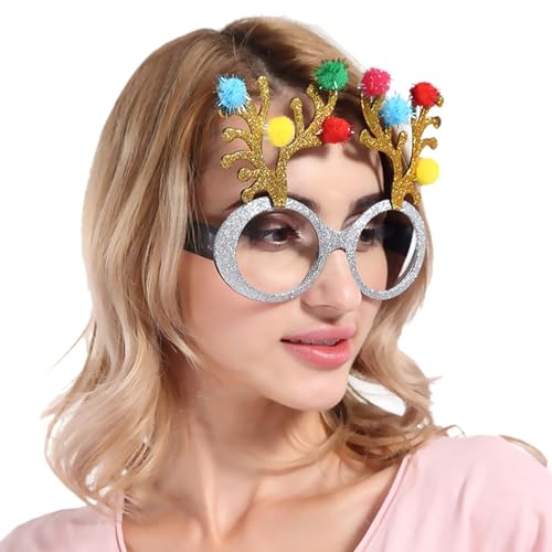 Limtula Weihnachtsgläser Glitzer Feiertagspartygläser Frames Weihnachten Sonnenbrille Requisiten Weihnachtsdekoration Accessoires Limtula Weihnachtsgläser Glitzer Feiertagspartygläser Frames Weihnachten Sonnenbrille Requisiten Weihnachtsdekoration Accessoires von Limtula