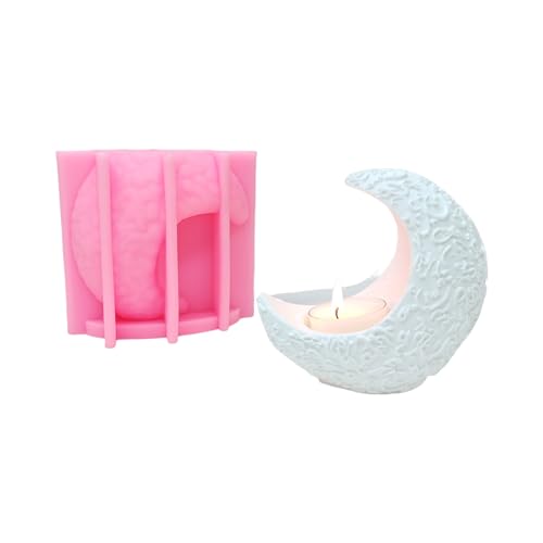 Mond Silikon Kerzenständer Formen Epoxidharz Silikonformen Zur Herstellung Von Teelichthalter Kerzenständer Heimdekoration Mond Silikon Kerzenständer Formen Epoxidharz Silikonformen Zur Herstellung Von Teelichthalter Kerzenständer Heimdekoration von Limtula