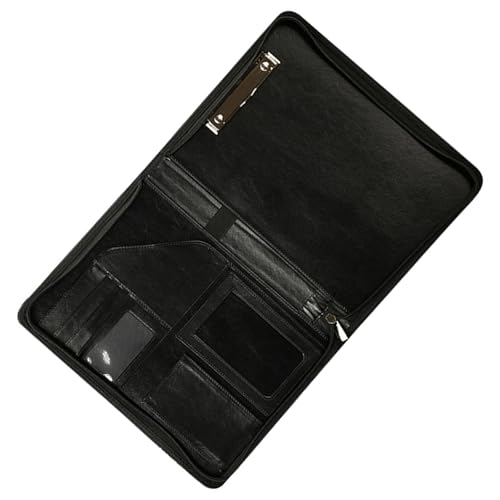 Multifunktionale Konferenzmappe Business Aktentasche aus Leder mit Reißverschluss mit Kartentasche Multifunktionale Konferenzmappe Business Aktentasche aus Leder mit Reißverschluss mit Kartentasche von Limtula