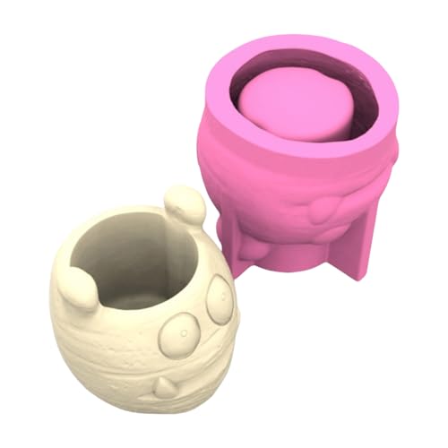 Multifunktionale Silikon Pflanzer Formmonster Formvase Formen Für Blumentöpfe Epoxidharz Und Zementguss Geeignet von Limtula