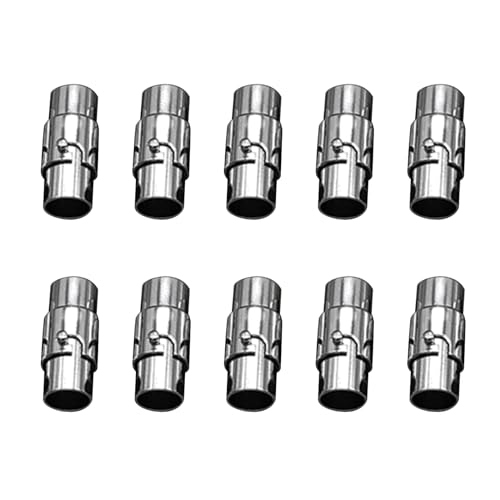 Packung Von 10 Magnetischen Verschlüssen Schmuck Making Teil Kupferkabelendkappen Für Lederseil Halskette Armbandzubehör Packung Von 10 Magnetischen Verschlüssen Schmuck Making Teil Kupferkabelendkappen Für Lederseil Halskette Armbandzubehör von Limtula