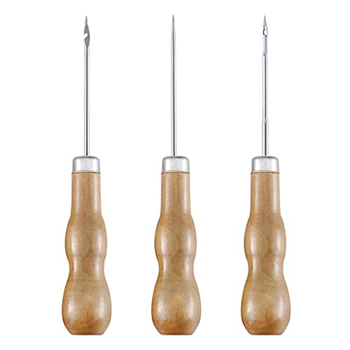 Professionelle Ahle mit Ledergriff und Holzgriff, Nähen, Handwerkzeuge, Zubehör, Nadelstanzung für Lederloch Professionelle Ahle mit Ledergriff und Holzgriff, Nähen, Handwerkzeuge, Zubehör, Nadelstanzung für Lederloch von Limtula