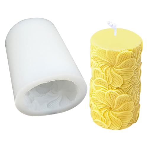 RETUOLWAG Zylinderform Geschnitzte Silikonkerzenform Epoxidharz Für Seife Home Dekoration Putz Silikonzylinderform RETUOLWAG Zylinderform Geschnitzte Silikonkerzenform Epoxidharz Für Seife Home Dekoration Putz Silikonzylinderform von Limtula