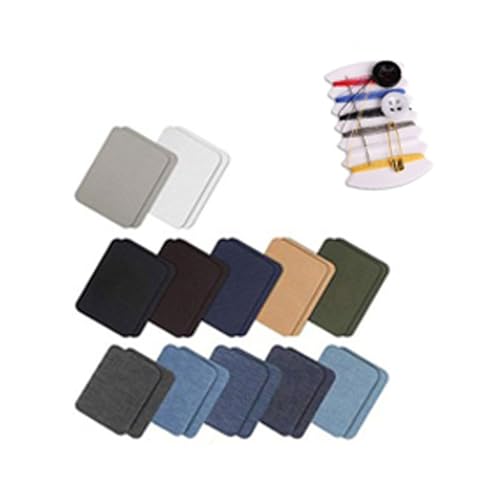 Rechteckige Flicken für Ellenbogen und Knie, für schnelle stilvolle Reparaturen an Hemden, Jacken, Jeans, Kleidungsstücken, Reparaturmaterial-Kits, Hemden, Ellenbogen-Reparaturflicken Rechteckige Flicken für Ellenbogen und Knie, für schnelle stilvolle Reparaturen an Hemden, Jacken, Jeans, Kleidungsstücken, Reparaturmaterial-Kits, Hemden, Ellenbogen-Reparaturflicken von Limtula