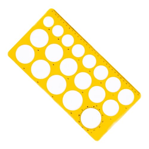 STENCLI STENCILS Multifunktionale geometrische Schablonen Oval Geometrische Vorlagen Messen Lineal Für Bürobedarf von Limtula