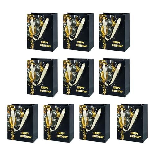 Set mit 10 Mehrzweck-Papiertüten mit Griffen für Partys, ein dekoratives Geschenk für handgefertigte Einkäufe, Geburtstagsgeschenk Set mit 10 Mehrzweck-Papiertüten mit Griffen für Partys, ein dekoratives Geschenk für handgefertigte Einkäufe, Geburtstagsgeschenk von Limtula