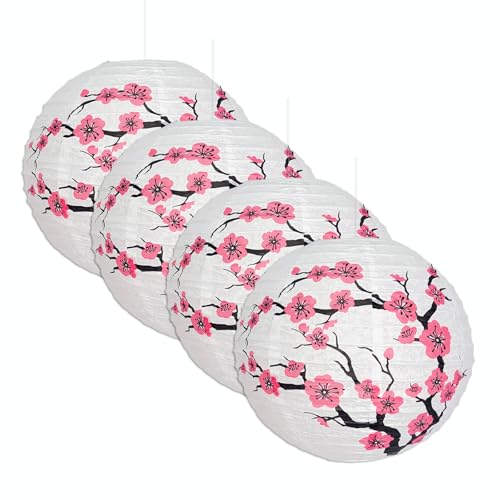 Set mit 4 Kirschen Blossom Papier Light Delicate Giorne Kirschen Ornament Leichte Dekoration für Paare und Familien Party Set mit 4 Kirschen Blossom Papier Light Delicate Giorne Kirschen Ornament Leichte Dekoration für Paare und Familien Party von Limtula