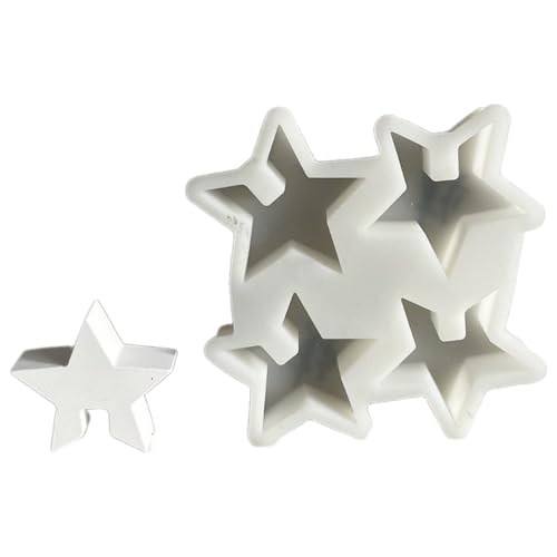 Silikon-Seifenformen, sternförmige Silikonformen, Figurenform, geeignet für Figuren, Ornamente von Limtula
