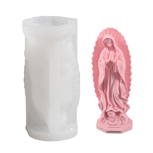 Silikonform für die Herstellung von 3D-Epoxidharz-Formen der Heiligen Mutter, ideal für Basteldekorationen und Heimdekorationen von Limtula