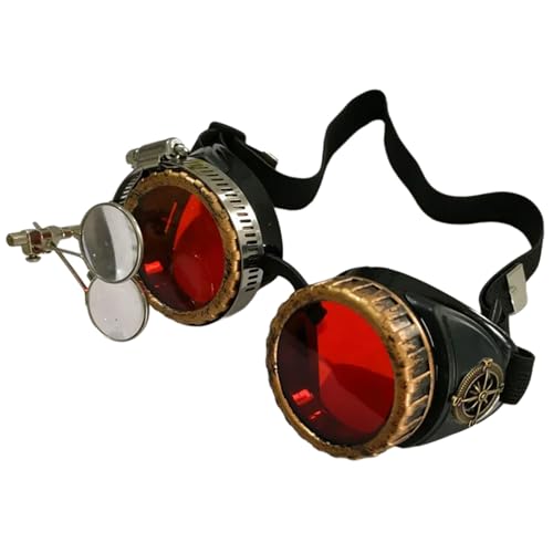 Vintage Sterevunk Brille Brille Halloween Gesicht Neuheit Lustige Brille Cosplay Kostüm Punk Gotik Brille Vintage Sterevunk Brille Brille Halloween Gesicht Neuheit Lustige Brille Cosplay Kostüm Punk Gotik Brille von Limtula