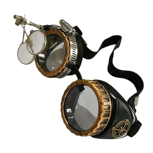 Vintage Sterevunk Brille Brille Halloween Gesicht Neuheit Lustige Brille Cosplay Kostüm Punk Gotik Brille Vintage Sterevunk Brille Brille Halloween Gesicht Neuheit Lustige Brille Cosplay Kostüm Punk Gotik Brille von Limtula