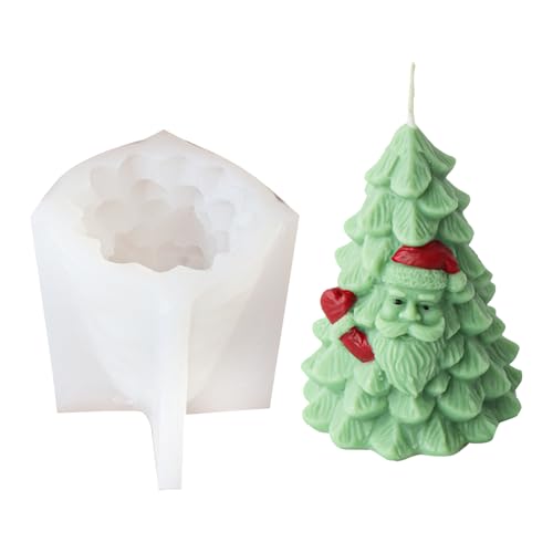 Weihnachtsbaumkerzenformen Halloween Silikonformen Duft Kerzenharz Gussformen Für Eigenheimdekorationen Diys Handwerk von Limtula