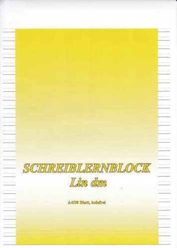 Schreiblernblock A4 Lin.DM Schreiblernblock A4 Lin.DM von Lin.DM