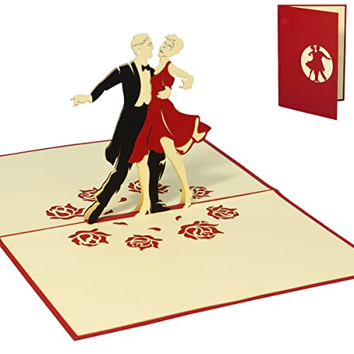 LINPOPUP® Pop-Up Karte Tänzer - 3D Grußkarte Geburtstag, Pop Up Geburtstagskarte,3D Karten Tanzen, Klappkarten Geburtstagskarten Tanzkurs, Geschenkkarte Tanzen, Einladung Tanzparty, N295 LINPOPUP® Pop-Up Karte Tänzer - 3D Grußkarte Geburtstag, Pop Up Geburtstagskarte,3D Karten Tanzen, Klappkarten Geburtstagskarten Tanzkurs, Geschenkkarte Tanzen, Einladung Tanzparty, N295 von LINPOPUP
