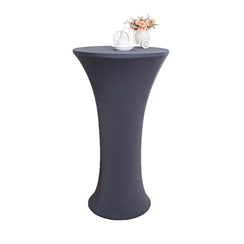 LinFortune Stretch Stehtischhusse Stehtisch Husse,Cocktail Runde Elastische Tischdecke,Stehtischdecke,Leinen,Hotelparty,Bankett,Event,Hochzeit Tischdecke Dekoration,Grau,80x110cm LinFortune Stretch Stehtischhusse Stehtisch Husse,Cocktail Runde Elastische Tischdecke,Stehtischdecke,Leinen,Hotelparty,Bankett,Event,Hochzeit Tischdecke Dekoration,Grau,80x110cm von LinFortune