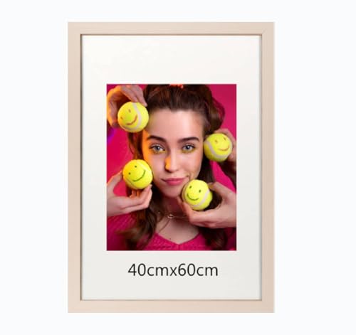 40x60cm Bilderrahmen, Rahmen aus holz,Frame 40x60cm,MDF-Rahmen Wand Bilderrahmen Moderner Fotorahmen,Das Holzfarbe,Perfekt zum Verschenken von Lindahandel