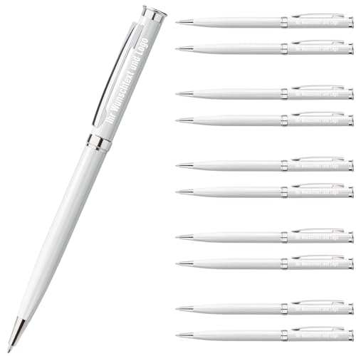 Lindahandel Kugelschreiber mit Gravur, Kugelschreiber personalisiert mit großer Farbauswahl, Personalisiert mit Name und Message. Personalisierter Metall Stift für Geschäfte, Abschlussfeiern Lindahandel Kugelschreiber mit Gravur, Kugelschreiber personalisiert mit großer Farbauswahl, Personalisiert mit Name und Message. Personalisierter Metall Stift für Geschäfte, Abschlussfeiern von Lindahandel