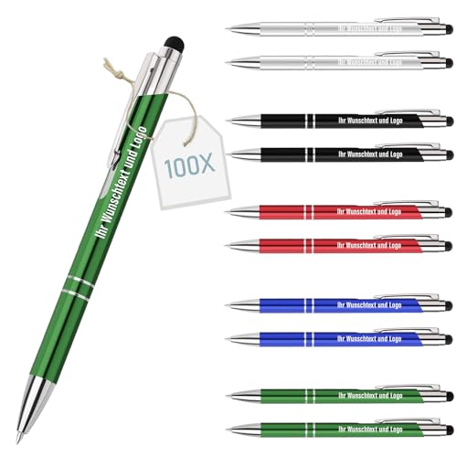 Lindahandel Kugelschreiber mit Gravur, Kugelschreiber personalisiert mit großer Farbauswahl, Personalisiert mit Name und Message. Personalisierter Metall Stift für Geschäfte, Abschlussfeiern von Lindahandel