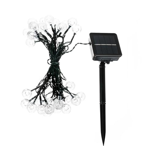 Lindby LED Solar Lichterkette aussen wetterfest, Kristall Kugeln Lichterkette 63,5 m, 30 Crystal Balls Deko Lichter, Outdoor Solarlichterkette 8 Modi Lindby LED Solar Lichterkette aussen wetterfest, Kristall Kugeln Lichterkette 63,5 m, 30 Crystal Balls Deko Lichter, Outdoor Solarlichterkette 8 Modi von Lindby