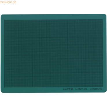 Linex Schneidematte A4 (21x30cm) 3mm Kunststoff grün von Linex