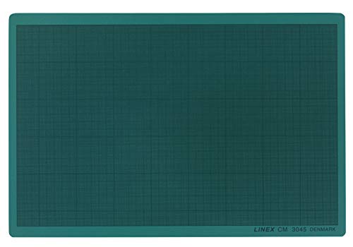 Linex Schneidematte A3 30x45cm, mit mm-Raster, selbstheilende Schnittfläche, grün, 20 Stück von Linex