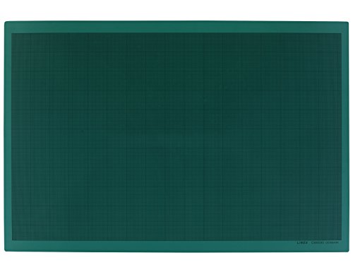 Linex Schneidematte A1 60x90cm, mit mm-Raster, selbstheilende Schnittfläche, grün Linex Schneidematte A1 60x90cm, mit mm-Raster, selbstheilende Schnittfläche, grün von Linex