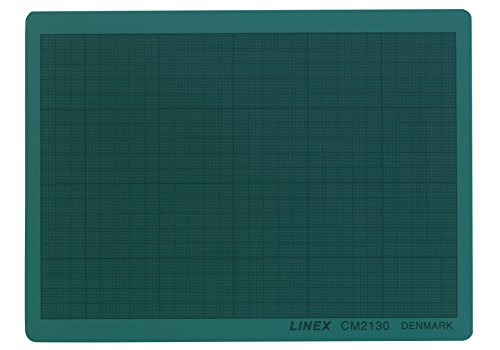 Linex Schneidematte A4 21x30cm, mit mm-Raster, selbstheilende Schnittfläche, grün Linex Schneidematte A4 21x30cm, mit mm-Raster, selbstheilende Schnittfläche, grün von Linex