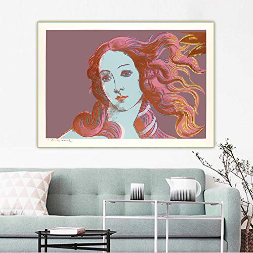 Bilder,Citon Andy Warhol 《Geburt Der Venus, 1984》 Pop Art Leinwand Ölgemälde Kunst Poster Dekorativer Druck Bild Wanddekoration Dekoration, Poster Ästhetischer Jahrgang,Wanddeko_40X60Cm von Ling88