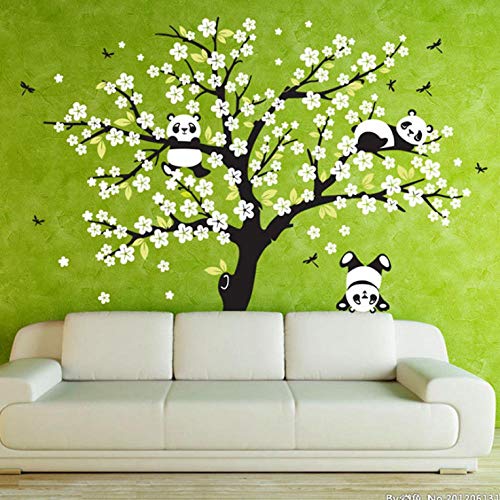 Wandtattoos-Bilder,Panda Bär Kirschblütenbaum Wandtattoo, Für Kinderzimmer Selbstklebende Wandaufkleber Blumenbaum Schlafzimmer, Wohnzimmer Baum Tattoo Applique-5_220X180Cm Wandtattoos-Bilder,Panda Bär Kirschblütenbaum Wandtattoo, Für Kinderzimmer Selbstklebende Wandaufkleber Blumenbaum Schlafzimmer, Wohnzimmer Baum Tattoo Applique-5_220X180Cm von Ling88