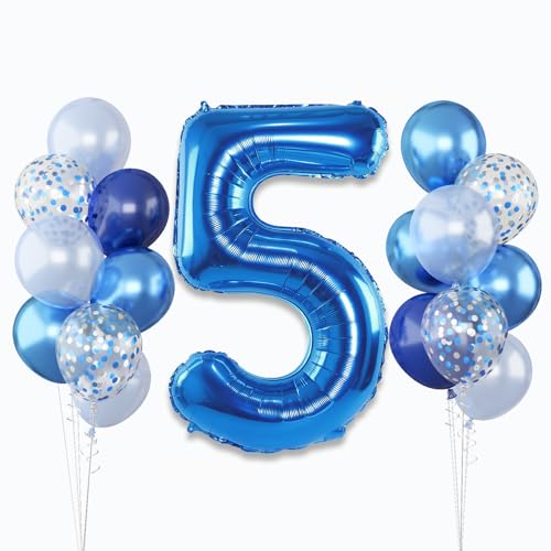 Geburtstag Zahlen Luftballon 5 Jahre, 40" Groß Marineblau Folienballon Zahl 5 für Junge, 5. Geburtstagsdeko Navy Blau Silber Konfetti Ballon, Metallic Dunkelblau Helium Zahlenballon 5 Jubiläum Deko Geburtstag Zahlen Luftballon 5 Jahre, 40" Groß Marineblau Folienballon Zahl 5 für Junge, 5. Geburtstagsdeko Navy Blau Silber Konfetti Ballon, Metallic Dunkelblau Helium Zahlenballon 5 Jubiläum Deko von Lingqiang