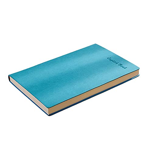 Linjolly Notebook A5 Kunstlederzeitschriften für Frauen, Faux Leather Journal für Männer, Schreibjournal-Notebook-Journal (Color : Blue) von Linjolly