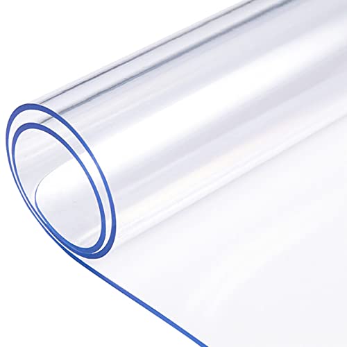 LinkGro 107,7 x 244,8 cm 1,5 mm dick, transparente PVC-Tischabdeckung, Vinyl-Glas-Tischschutz für Esszimmer, Vinyl, rechteckig, Holzmöbel, abwischbar, Tischschutz, Arbeitsplatten-Schutzhülle LinkGro 107,7 x 244,8 cm 1,5 mm dick, transparente PVC-Tischabdeckung, Vinyl-Glas-Tischschutz für Esszimmer, Vinyl, rechteckig, Holzmöbel, abwischbar, Tischschutz, Arbeitsplatten-Schutzhülle von LinkGro