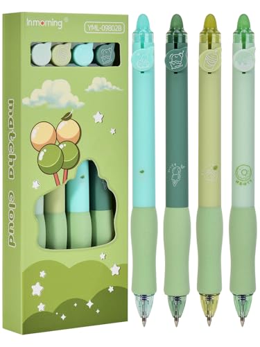 Linkgood 4 Stück Radierbarer Kugelschreiber, Erasable Pen Set einziehbare Tintenroller Radierbar für Studenten Geschenk, Schul Bürobedarf (0,5mm Blau) Linkgood 4 Stück Radierbarer Kugelschreiber, Erasable Pen Set einziehbare Tintenroller Radierbar für Studenten Geschenk, Schul Bürobedarf (0,5mm Blau) von Linkgood