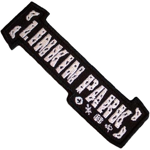Linkin Park Aufnäher zum Aufbügeln, Schwarz/Weiß, Einheitsgröße von Linkin Park