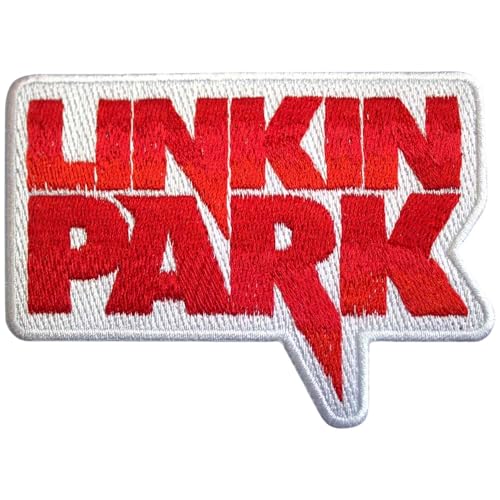 Linkin Park Gewebtes Logo zum Aufbügeln, weiß / rot, Einheitsgröße Linkin Park Gewebtes Logo zum Aufbügeln, weiß / rot, Einheitsgröße von Linkin Park