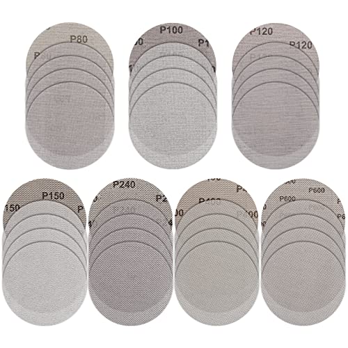 35 Stück Schleifscheiben, Schleifgitter Mesh Klett-Schleifscheiben Ø 150mm Staubfreie Schleifnetz Schleifscheibe Antiblockierende Schleifpads Schleifpapier für Deckenschleifer Trockenbauschleifer 35 Stück Schleifscheiben, Schleifgitter Mesh Klett-Schleifscheiben Ø 150mm Staubfreie Schleifnetz Schleifscheibe Antiblockierende Schleifpads Schleifpapier für Deckenschleifer Trockenbauschleifer von Linkstyle