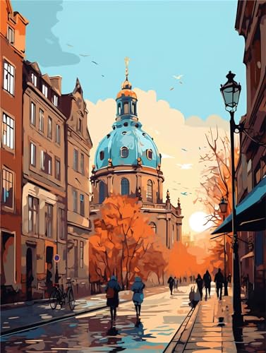 Malen nach Zahlen für Erwachsene, DIY Berlin Malen nach Zahlen Kunst-Set, Herbst DIY Erwachsene Vorgedruckte Leinen Leinwand Ölgemälde Dekor, Malen Nach Zahlen ab 7 Jahre Mädchen, Ohne Rahmen 40x50cm Malen nach Zahlen für Erwachsene, DIY Berlin Malen nach Zahlen Kunst-Set, Herbst DIY Erwachsene Vorgedruckte Leinen Leinwand Ölgemälde Dekor, Malen Nach Zahlen ab 7 Jahre Mädchen, Ohne Rahmen 40x50cm von Linncen