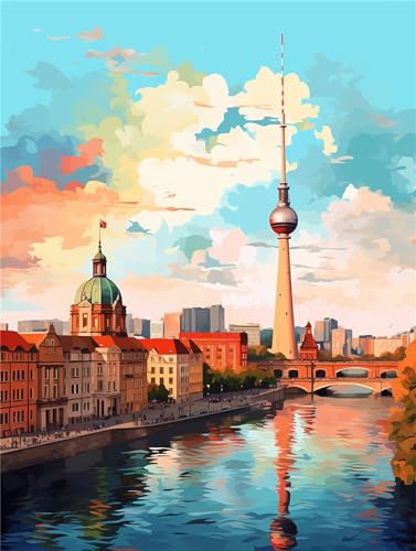 Malen nach Zahlen für Erwachsene, DIY Berlin Malen nach Zahlen Kunst-Set, Herbst DIY Erwachsene Vorgedruckte Leinen Leinwand Ölgemälde Dekor, Malen Nach Zahlen ab 7 Jahre Mädchen, Ohne Rahmen 40x50cm Malen nach Zahlen für Erwachsene, DIY Berlin Malen nach Zahlen Kunst-Set, Herbst DIY Erwachsene Vorgedruckte Leinen Leinwand Ölgemälde Dekor, Malen Nach Zahlen ab 7 Jahre Mädchen, Ohne Rahmen 40x50cm von Linncen
