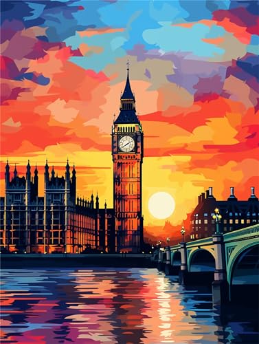 Malen nach Zahlen für Erwachsene DIY Sonnenuntergang Malen nach Zahlen Kunst-Set London DIY Erwachsene Vorgedruckte Leinen Leinwand Ölgemälde Malen Nach Zahlen ab 7 Jahre Mädchen Ohne Rahmen 55x70cm Malen nach Zahlen für Erwachsene DIY Sonnenuntergang Malen nach Zahlen Kunst-Set London DIY Erwachsene Vorgedruckte Leinen Leinwand Ölgemälde Malen Nach Zahlen ab 7 Jahre Mädchen Ohne Rahmen 55x70cm von Linncen