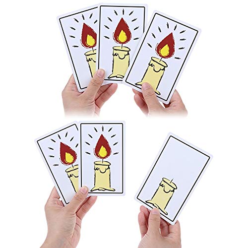 Linyuex Zauberrequisiten neuzündende Kerzen Magie-Karten Zaubertricks Zauberrequisiten erstaunliche Neue Magic Toy Lustige 1 Satz (Color : 1 Set) von Linyuex