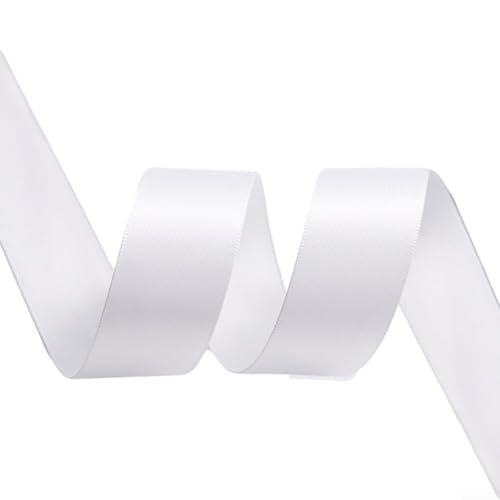 25 mm breites Band, 20 Meter für verschiedene Dekorationsbedürfnisse und Bastelutensilien, Weiß 25 mm breites Band, 20 Meter für verschiedene Dekorationsbedürfnisse und Bastelutensilien, Weiß von Lioaeust
