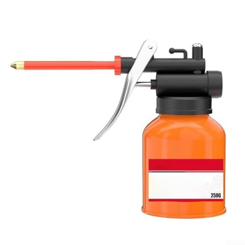 Ölkanne für mechanische und Hochdruckpumpenschmierung mit transparentem Reservoir, Federmechanismus und Metallkonstruktion (250 ml) von Lioaeust