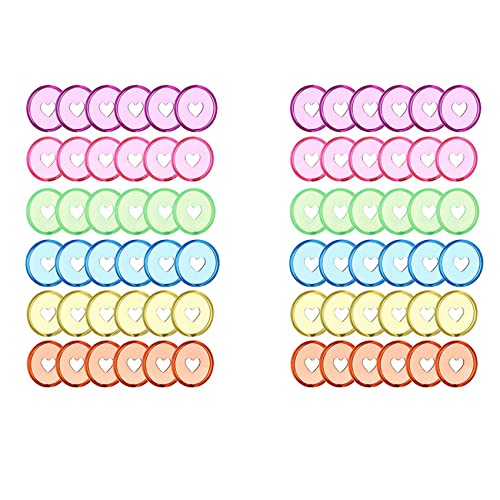 Lioggyet 120 Stück 24mm Plastik Buch Binder Scheiben, Discbound Expansions Scheiben, Binder Ringe Loch für DIY von Lioggyet