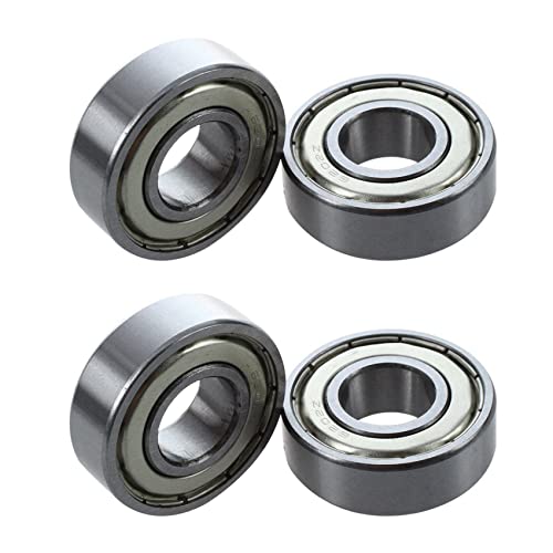 Lioggyet 2 x 6202Z Radial-Kugellager, tiefer Schlitz, Paar, geschirmtes Metall, 15 x 35 x 11 mm von Lioggyet
