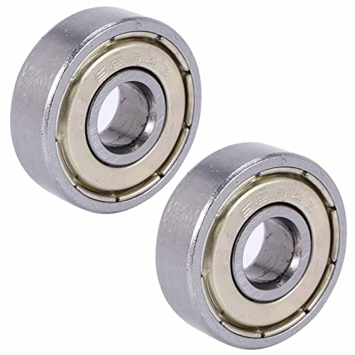 Lioggyet 2 x 626Z doppelt versiegelte Kugellager, 6 x 19 x 6 mm, Kohlenstoffstahl, silberfarben Lioggyet 2 x 626Z doppelt versiegelte Kugellager, 6 x 19 x 6 mm, Kohlenstoffstahl, silberfarben von Lioggyet