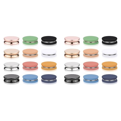 Lioggyet 24 Magnete für Hijab, Magnete für Hijab, Magnete für Schal, Brosche ohne Pins, Knöpfe für Hijab von Lioggyet