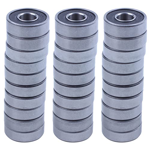 Lioggyet 30 Stück 6000Rs Panzerkugellager, starre Radialkugellager, 10 mm x 26 mm x 8 mm von Lioggyet