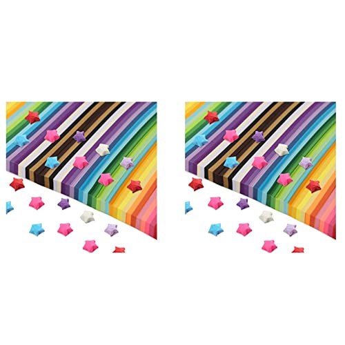 Lioggyet 4120 Blatt Stern Origami Papier, 27 Sortiment, Farbige Papier Streifen, Doppel Seitige, Einfarbige Origami Dekoration Papier Streifen Lioggyet 4120 Blatt Stern Origami Papier, 27 Sortiment, Farbige Papier Streifen, Doppel Seitige, Einfarbige Origami Dekoration Papier Streifen von Lioggyet