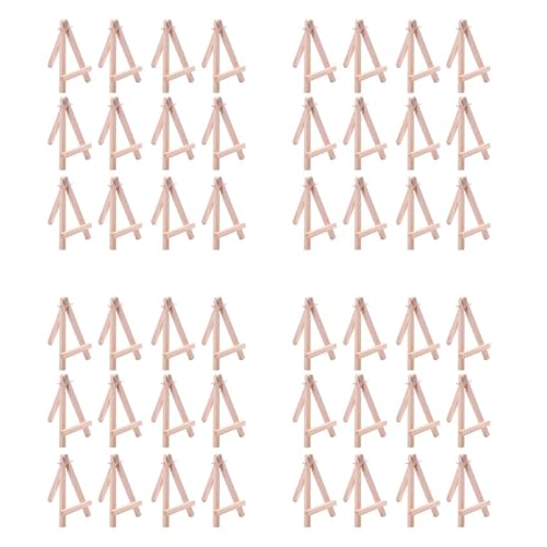 Lioggyet 48 Pack 5 Mini Display Staffelei Natur Stativ Halter Ständer für die Anzeige Von Kleinen Leinwänden und Fotos Lioggyet 48 Pack 5 Mini Display Staffelei Natur Stativ Halter Ständer für die Anzeige Von Kleinen Leinwänden und Fotos von Lioggyet